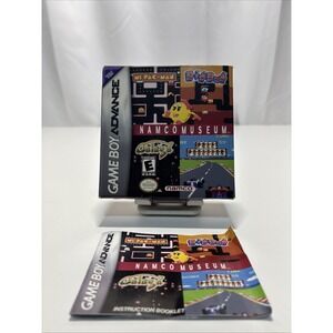 Game Boy Advance NAMCO MUSEUM BOX ONLY W/Instruction‎ Booklet NO GAME 2001
